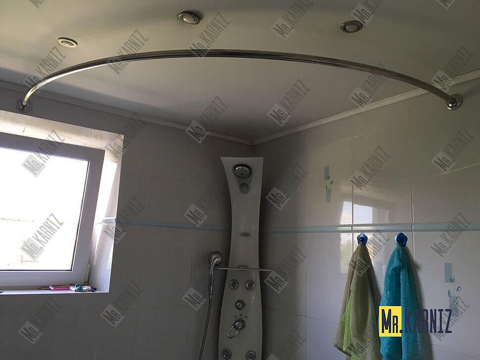 Карниз для ванны Vagnerplast Mini Catalina 125х125 Усиленный 20 мм MrKARNIZ фото 2