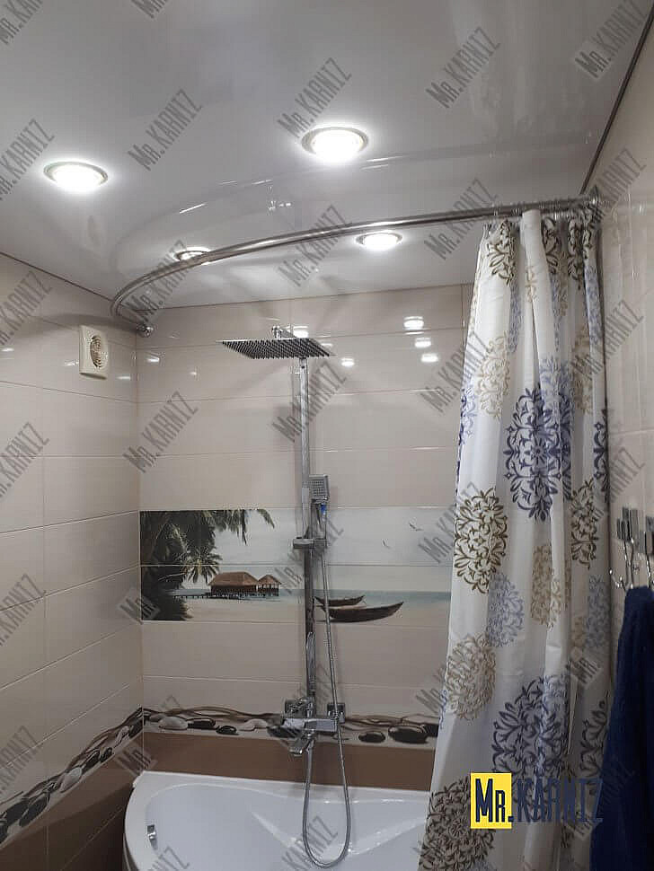 Карниз для ванны Vagnerplast Mini Catalina 125х125 Усиленный 20 мм MrKARNIZ фото 7
