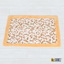 Коврик в ванную Little checks бежевый