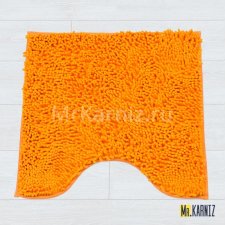 Коврик для туалета Люкс оранжевый