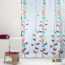 Штора для ванной BUTTERFLY SHOW