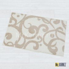 Коврик в ванную Узоры бежевый